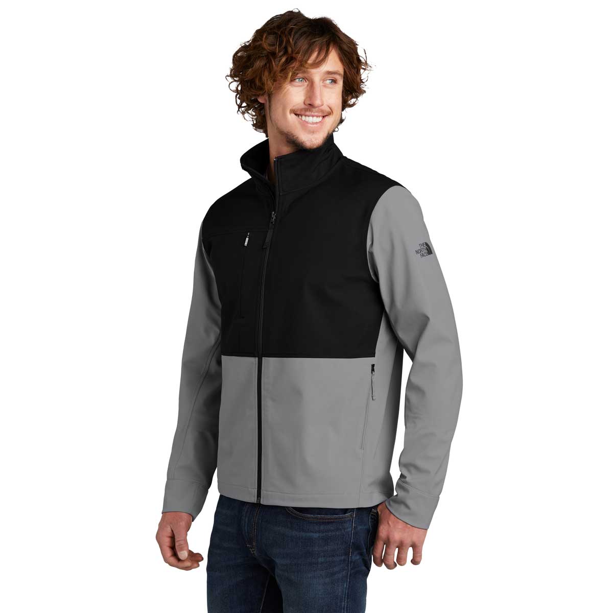 The North Face Men's Mid Grey Castle Rock Softshell Jacket