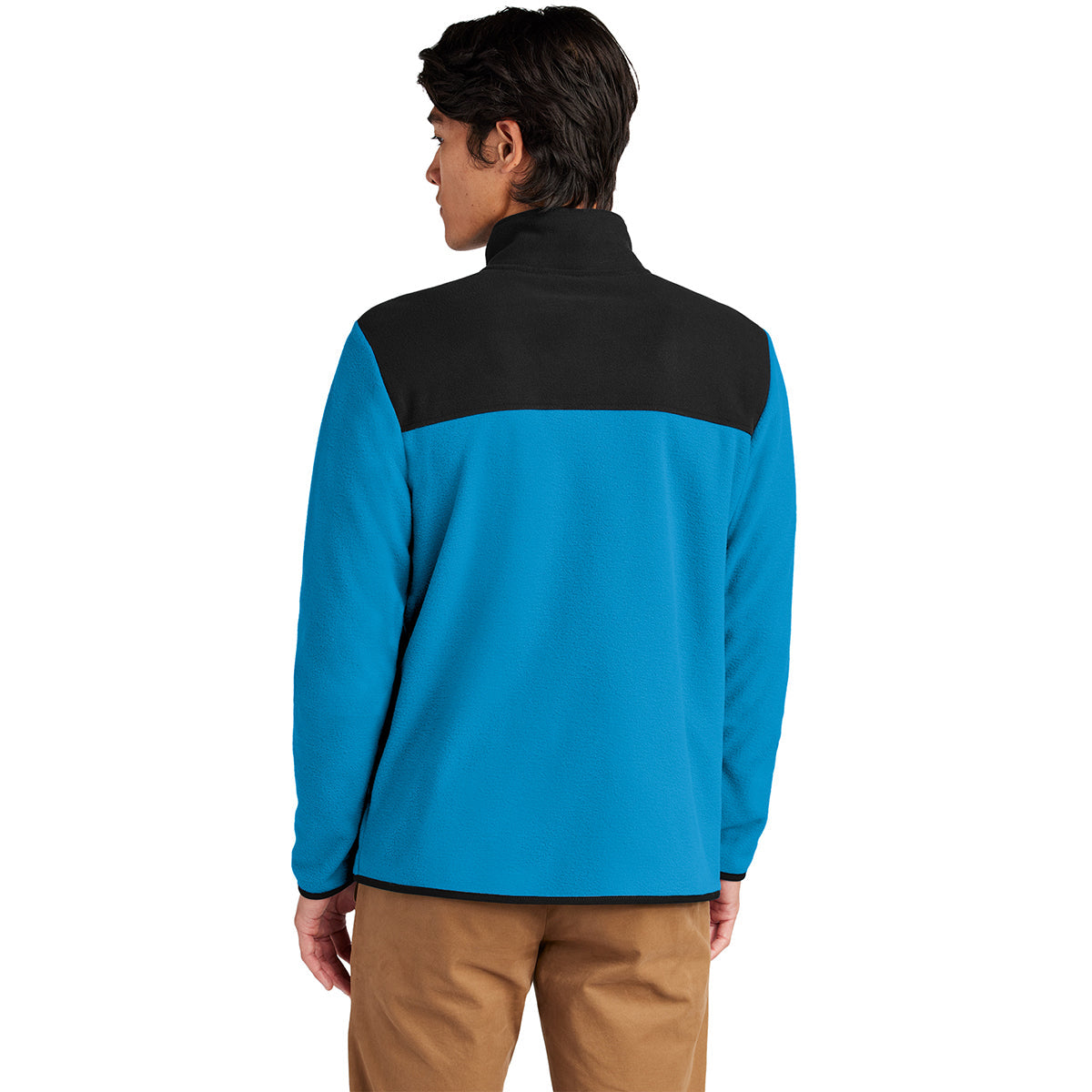 The North Face Men's Hero Blue/TNF Black Glacier Full-Zip Fleece Jacket