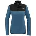 The North Face Women's Shady Blue/TNF Black Glacier 1/4-Zip Fleece
