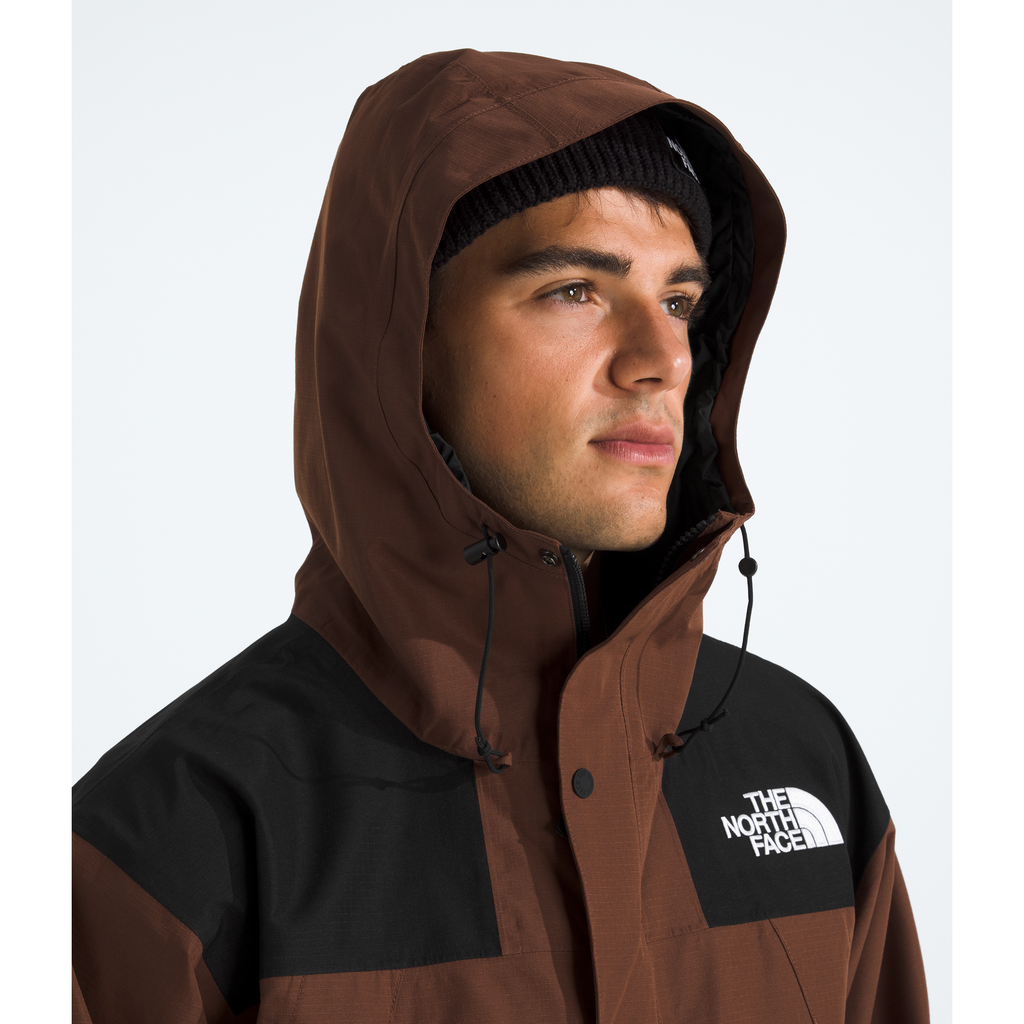 The North Face Men's DryVent Mono Mountain Jacket in Ember Soil/TNF Black