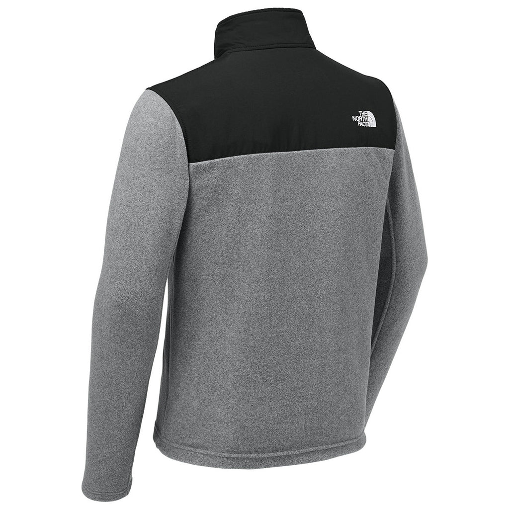 The North Face Men's TNF Medium Grey Heather/TNF Black Highest Peak Full-Zip Fleece Jacket