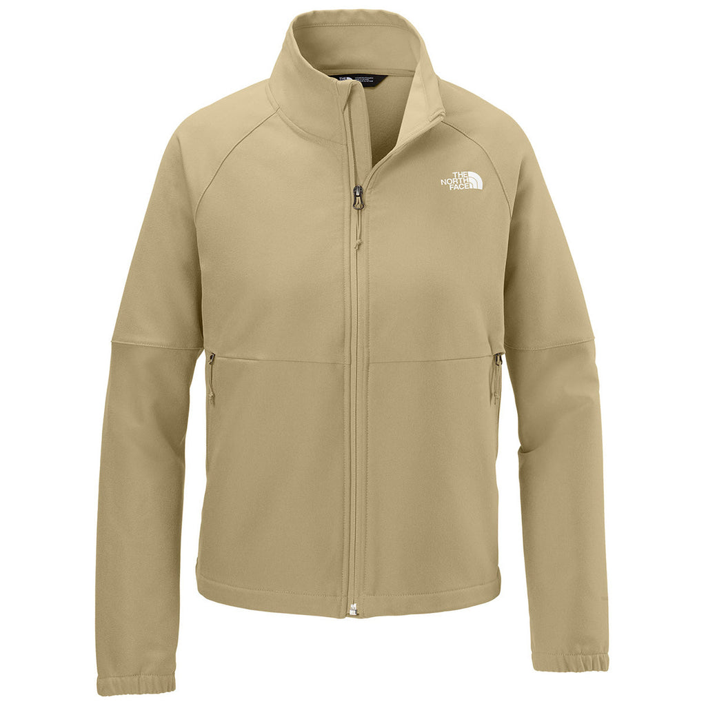 The North Face Women's Khaki Stone Dark Heather Barr Lake Softshell Jacket