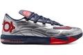 Nike KD 6 PSG Paris Saint-Germain Metallic Silver Navy