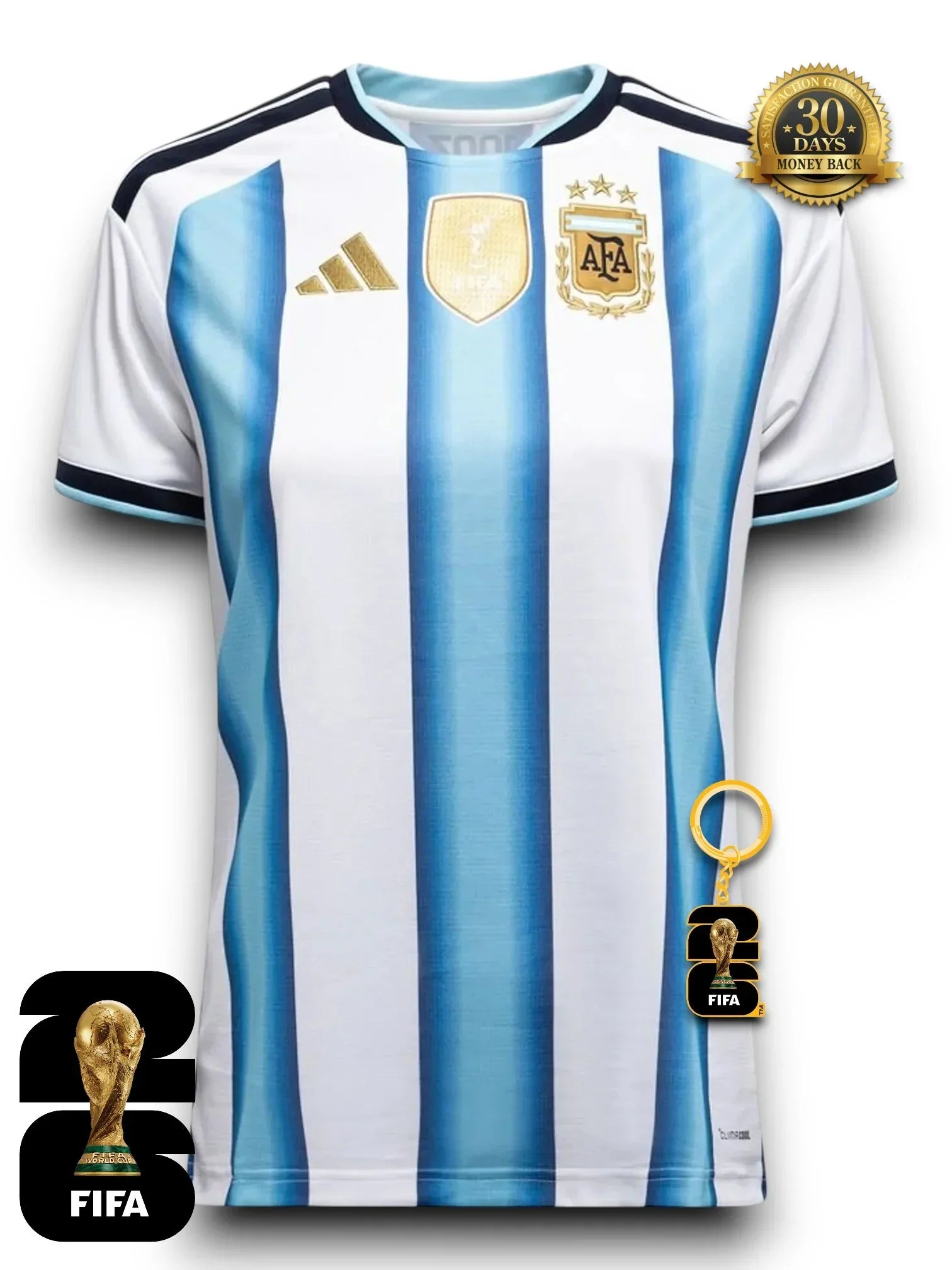 Argentina World Cup 2026 Home Jersey #10 MESSI - Women's