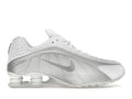 Nike Shox R4 White Bright Crimson Metallic Silver