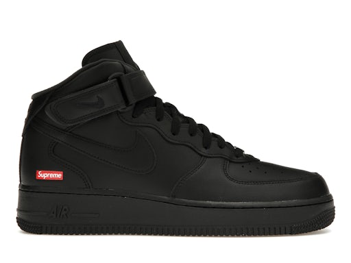 Nike Air Force 1 Mid Supreme Black