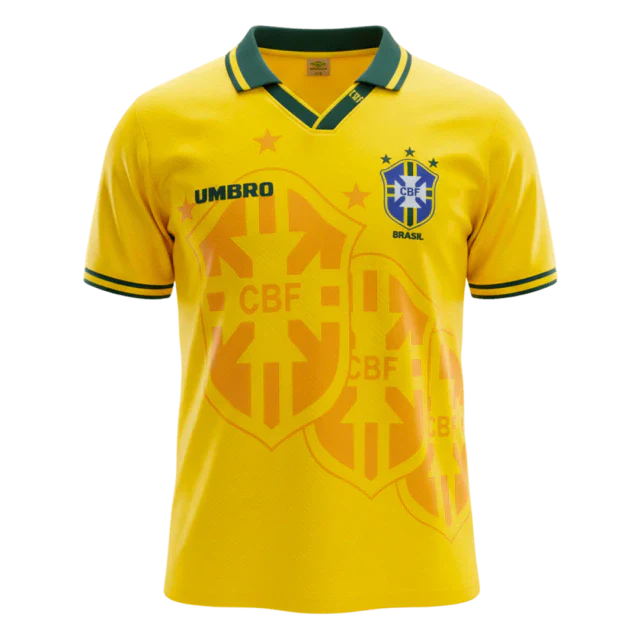 Brazil Retro 1994 Home Jersey