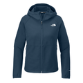 The North Face Women's Shady Blue Dark Heather Barr Lake Hooded Softshell Jacket